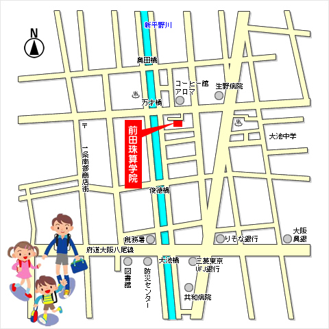 大阪校　地図